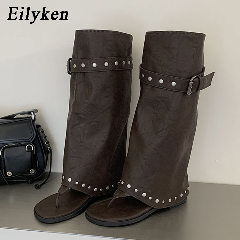 Women Electronic Accessories - Eilyken Vintage Comfortable Low Heels Round