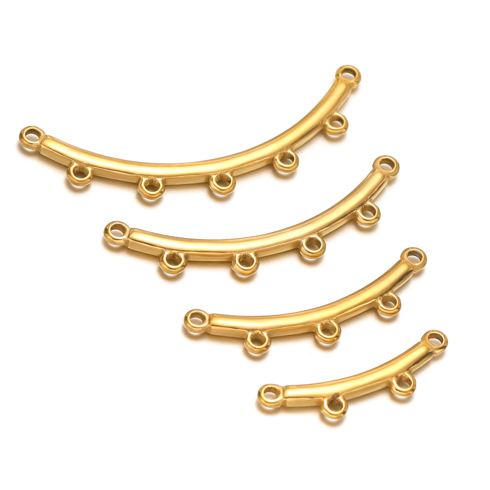10pcs Stainless Steel Cylinder - Layered Necklace Set recension och pris
