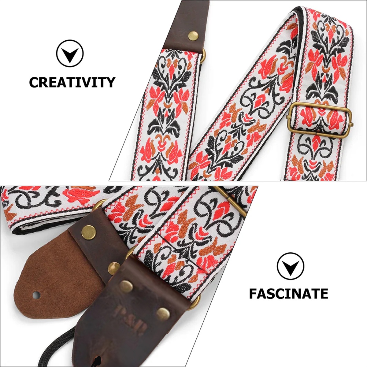 Miwayer Embroidered Guitar Str - Women Electronic Accessories recension och pris
