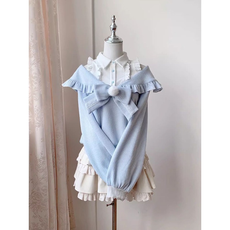 Kawaii Soft Girl Lolita 2 Piec - Layered Necklace Set recension och pris