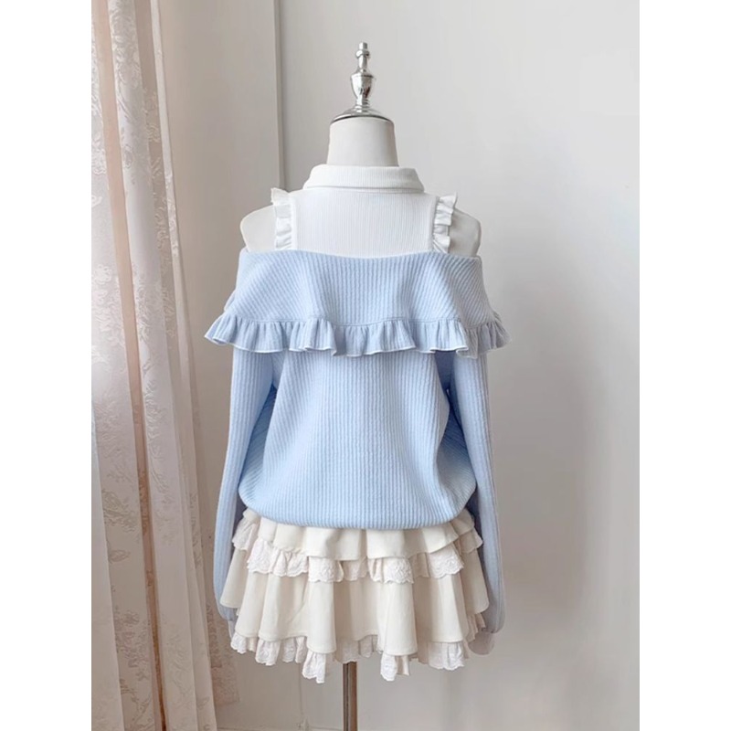 Kawaii Soft Girl Lolita 2 Piec - Layered Necklace Set recension och pris