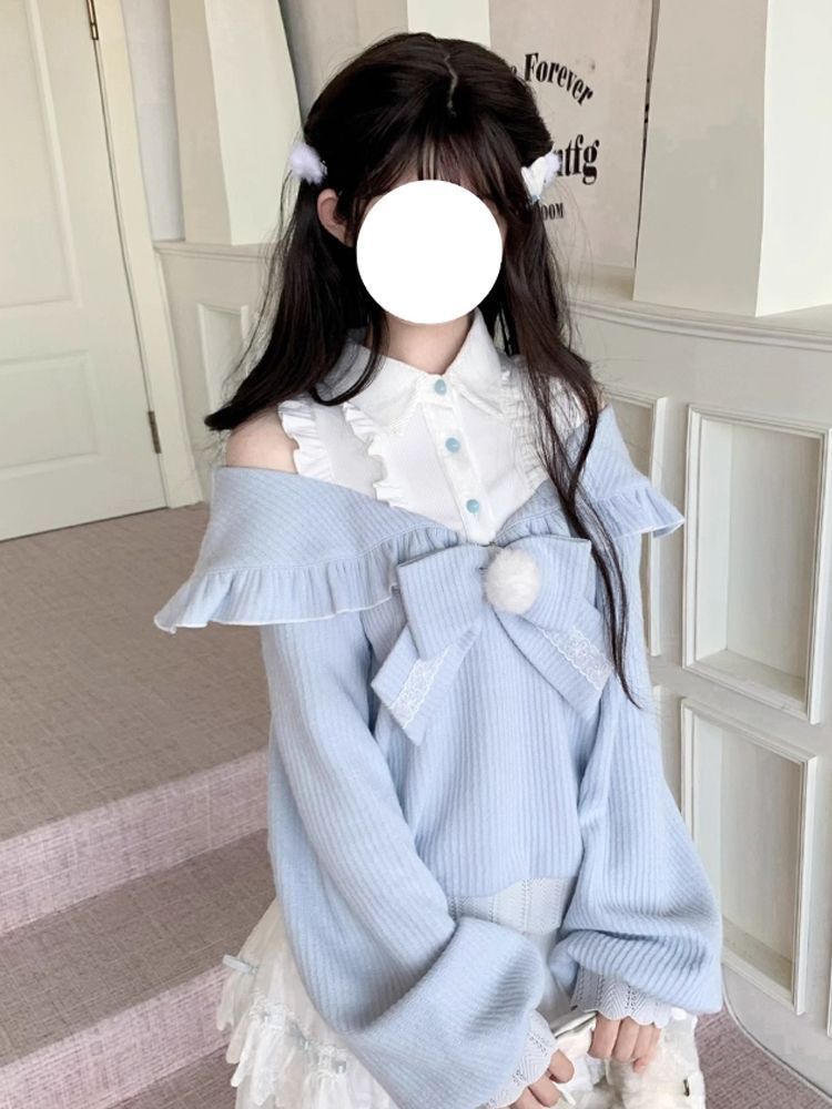 Kawaii Soft Girl Lolita 2 Piec - Layered Necklace Set recension och pris