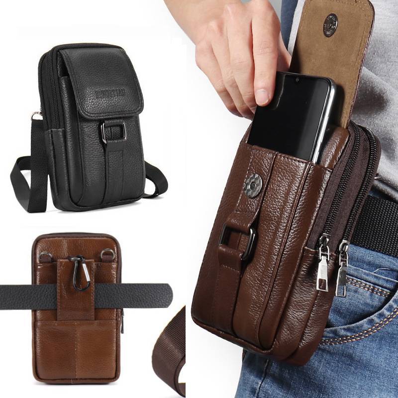 Men's Mobile Phone Waist Bag O - Women Electronic Accessories recension och pris
