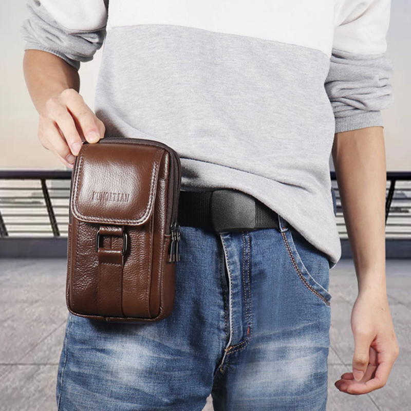 Men's Mobile Phone Waist Bag O - Women Electronic Accessories recension och pris