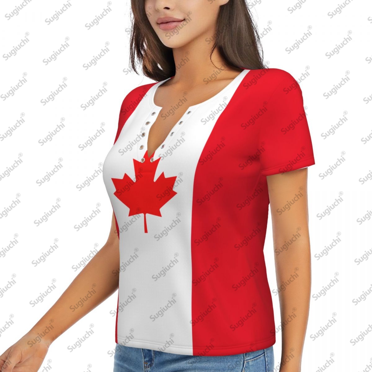 2025 Canada Flag Sexy Deep V N - Women'S Accessories Canada recension och pris