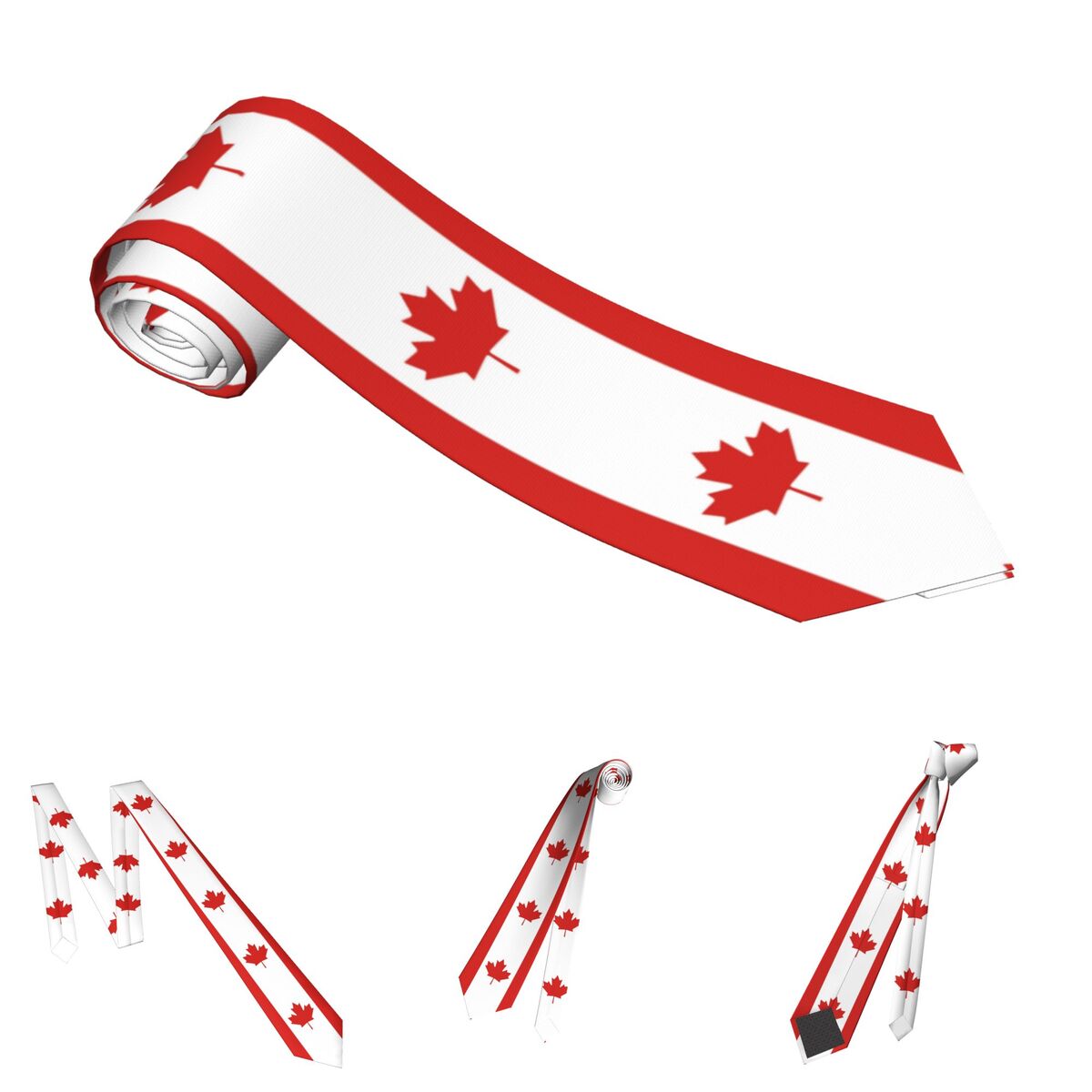 Flag Of Canada Necktie Unisex  - Women'S Accessories Canada recension och pris