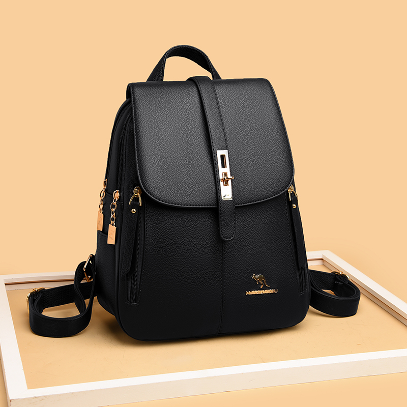 Luxury Women Leather Backpacks - Women Electronic Accessories recension och pris