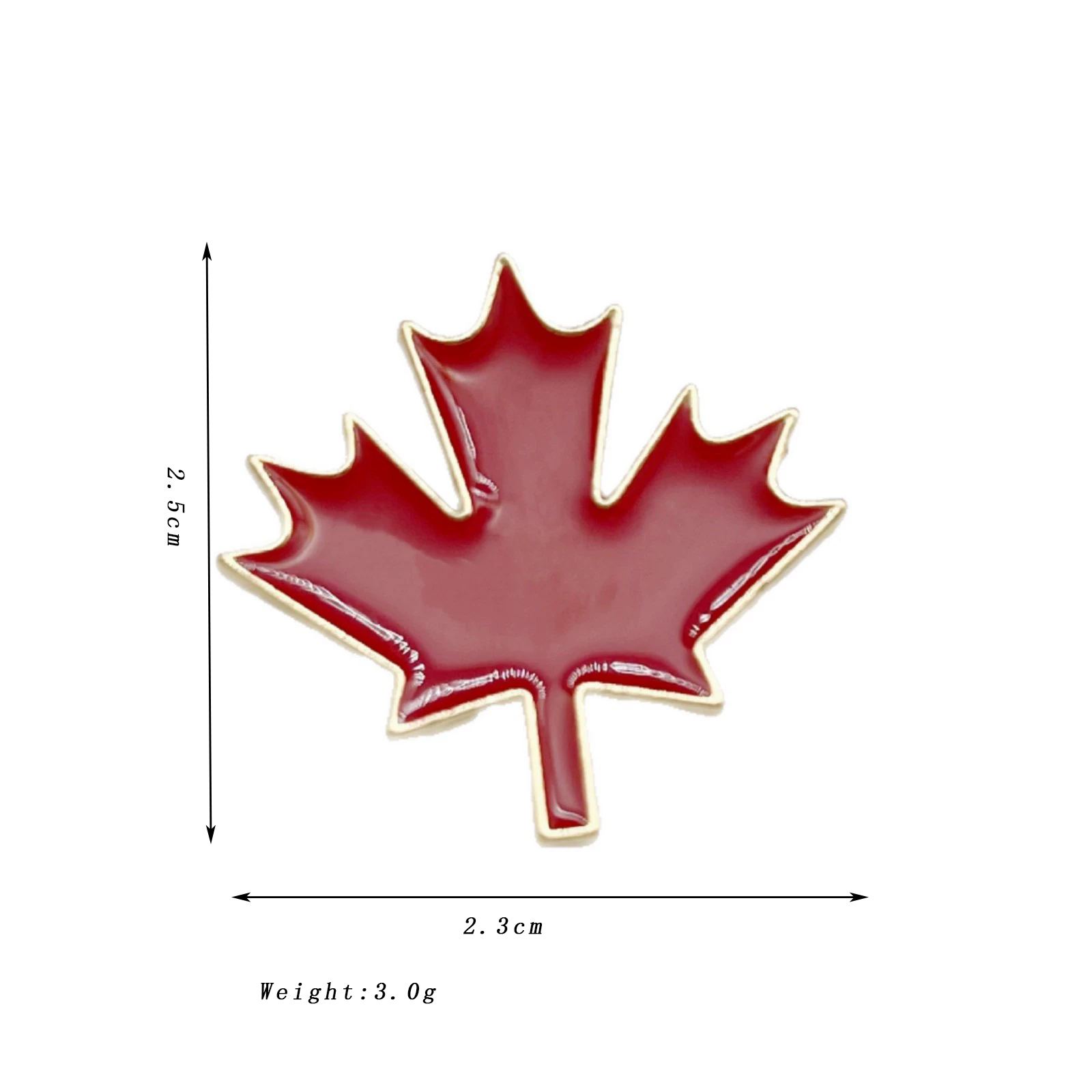 Enameled Red Maple Brooches Ca - Women'S Accessories Canada recension och pris