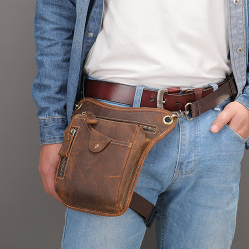 Vintage Pu Leather Waist Pack  - Women Electronic Accessories recension och pris