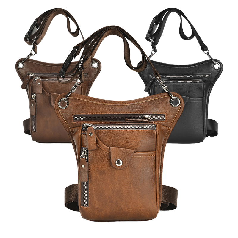 Vintage Pu Leather Waist Pack  - Women Electronic Accessories recension och pris